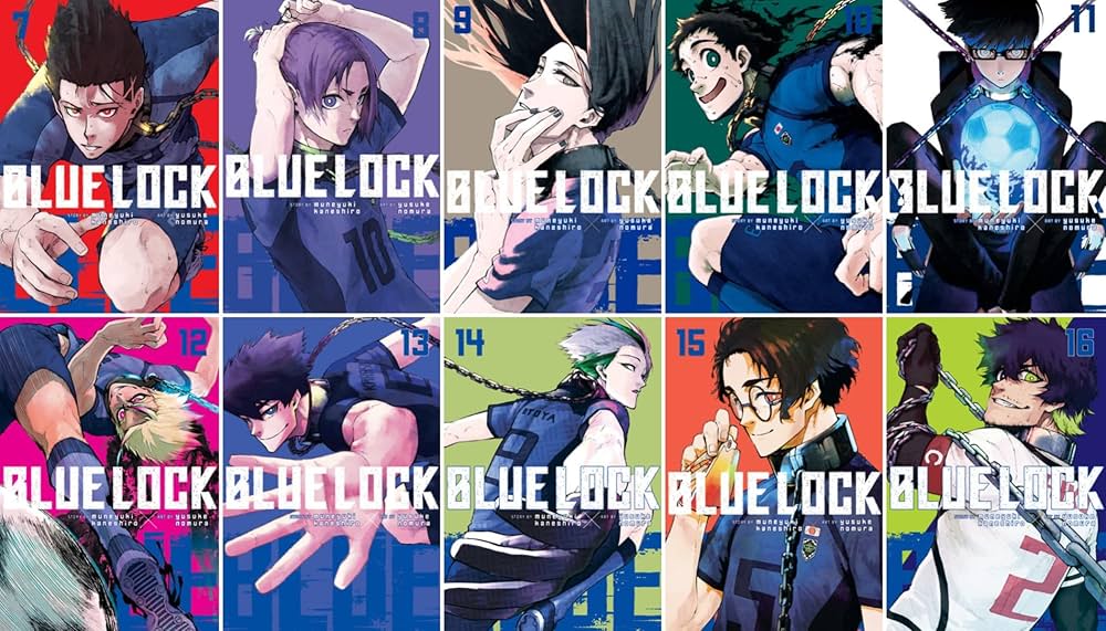 LOCKE'S WORKS 全10巻セット Blue Lock Series 10-Book Collection Set (Vol.7 to Vol.16